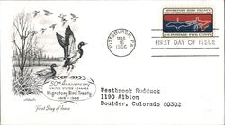 1966 5c Migratory Bird Treaty First Day Cover First Day Cover