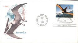 1989 25c Pteranodon First Day Cover First Day Cover