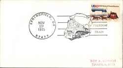 1975 10c Freedom Train First Day Cover First Day Cover