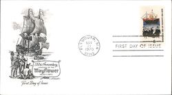 1970 6c Mayflower 350th Anniversary Landing First Day Cover First Day Cover