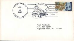 1976 13c American Freedom Train FDC First Day Cover