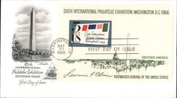 1966 5c Sixth International Philatelic Exhibition FDC First Day Cover