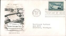 1952 3c Grand Coulee Dam Commemorative First Day Cover First Day Cover