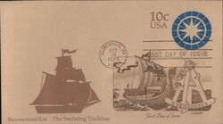 1975 10c Bicentennial Era: The Seafaring Tradition FDC First Day Covers First Day Cover First Day Cover First Day Cover