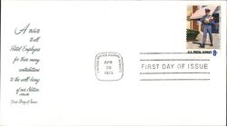 1973 8c U.S. Postal Service Employee First Day Cover First Day Cover