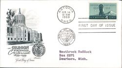 1959 4c Oregon Statehood Centennial First Day Cover First Day Cover