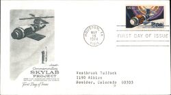 1974 10c Skylab Project First Day Cover First Day Cover