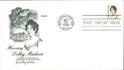 1980 15c Dolley Madison First Day Cover First Day Cover