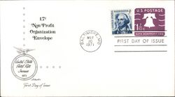 1971 1.7c Non Profit Org First Day Cover First Day Cover