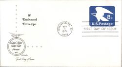 1971 8c Embossed Envelope First Day Cover First Day Cover