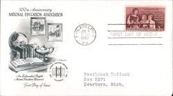 1957 3c National Education Association 100th Anniversary First Day Cover