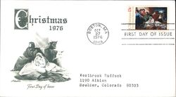 1976 13c Christmas First Day Cover First Day Cover