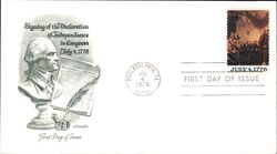 1976 13c Signing of the Declaration of Independence FDC First Day Cover