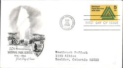 1966 5c National Park Service 50th Anniversary FDC First Day Cover