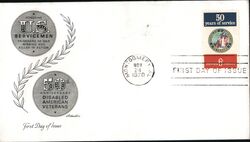 1970 6c Disabled American Veterans 50th Anniversary FDC First Day Cover