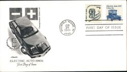 1981 17c Electric Auto First Day Cover First Day Cover