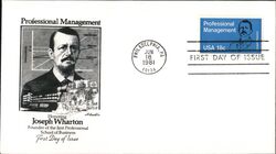 1981 18c Professional Management FDC First Day Cover