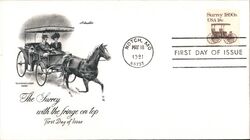 18c 1981 Surrey with the Fringe on Top FDC First Day Cover