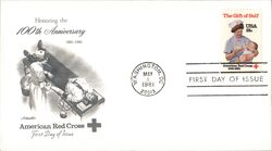 1981 18c American Red Cross 100th Anniversary FDC First Day Cover