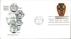 1977 13c Pueblo Art First Day Cover First Day Cover