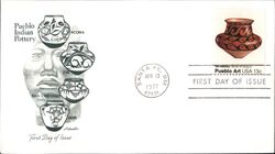 1977 13c Pueblo Art First Day Cover First Day Cover