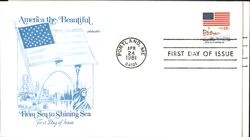 1981 18c America the Beautiful First Day Cover First Day Cover