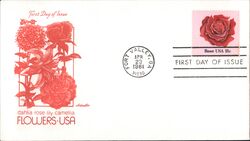 1981 18c Rose USA First Day Cover First Day Cover