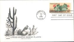 1981 20c Beavertail Cactus First Day Cover First Day Cover