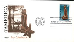 1989 45c Pre-Columbian Art First Day Cover First Day Cover