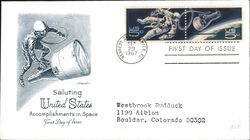 1967 5c Saluting US Space Accomplishments First Day Cover First Day Cover