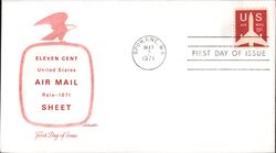 1971 11c Air Mail First Day Cover First Day Cover