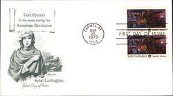 1975 8c Sybil Ludington First Day Cover First Day Cover