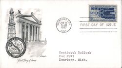 1957 3c Oklahoma Statehood First Day Cover First Day Cover