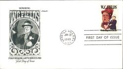 1980 15c W.C. Fields Performing Arts First Day Cover First Day Cover