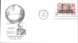 1973 11c Progress in Electronics First Day Cover First Day Cover