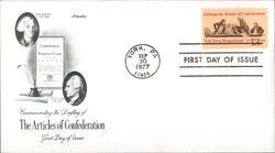 1977 13c Drafting the Articles of Confederation First Day Cover First Day Cover