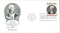 1977 13c Lafayette First Day Cover First Day Cover