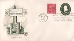 1950 2c John Adams National Postage Stamp Show FDC First Day Cover