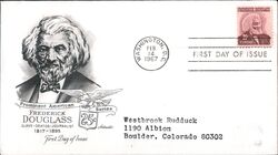 1967 25c Frederick Douglass First Day Cover First Day Cover