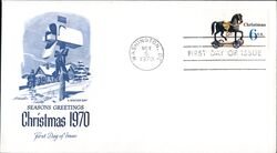 1970 6c Christmas Rocking Horse FDC First Day Cover