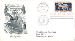 1959 4c St Lawrence Seaway Opening First Day Cover First Day Cover