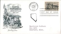 1959 4c Silver Centennial Discovery First Day Cover First Day Cover