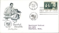 1959 4c Dental Health First Day Cover First Day Cover