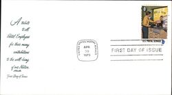 1973 8c Postal Employees First Day Cover First Day Cover