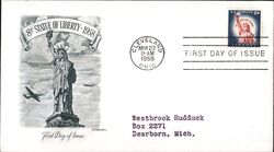 1958 8c Statue of Liberty First Day Cover First Day Cover