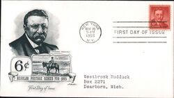 1955 6c Theodore Roosevelt First Day Cover First Day Cover