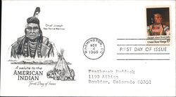 1968 6c Chief Joseph American Indian FDC First Day Cover