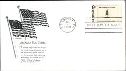 1968 6c Washington's Cruisers Flag FDC First Day Cover