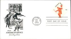 1978 13c American Dance First Day Cover First Day Cover