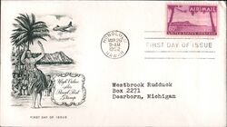 1952 80c High Value Air Parcel Post First Day Cover First Day Cover